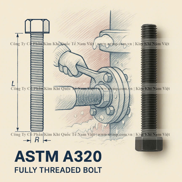 Bulong ASTM A320 Ren Suốt