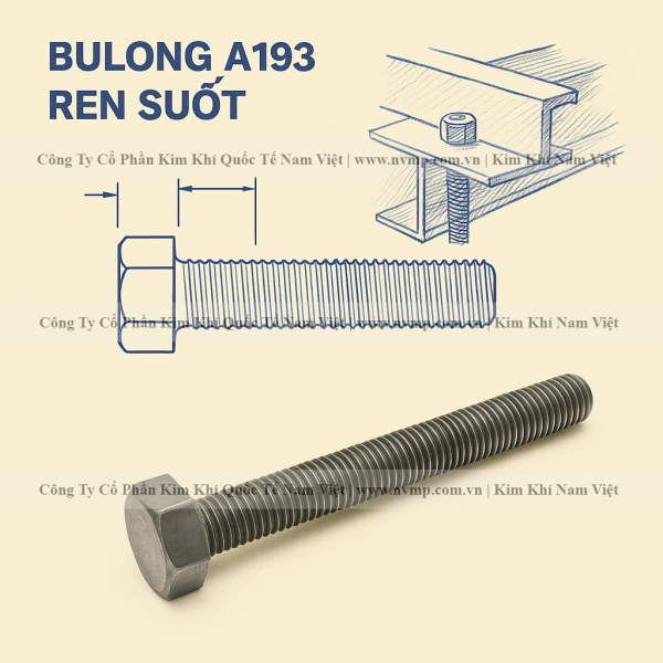 Bulong ASTM A193 Ren Suốt