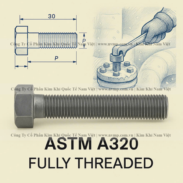 Bulong ASTM A320 Ren Suốt - Hình ảnh 2