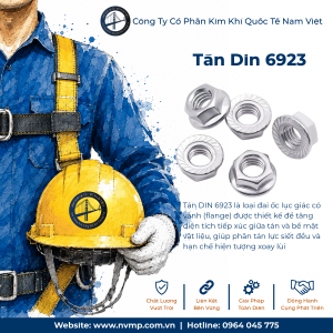Tán DIN 6923