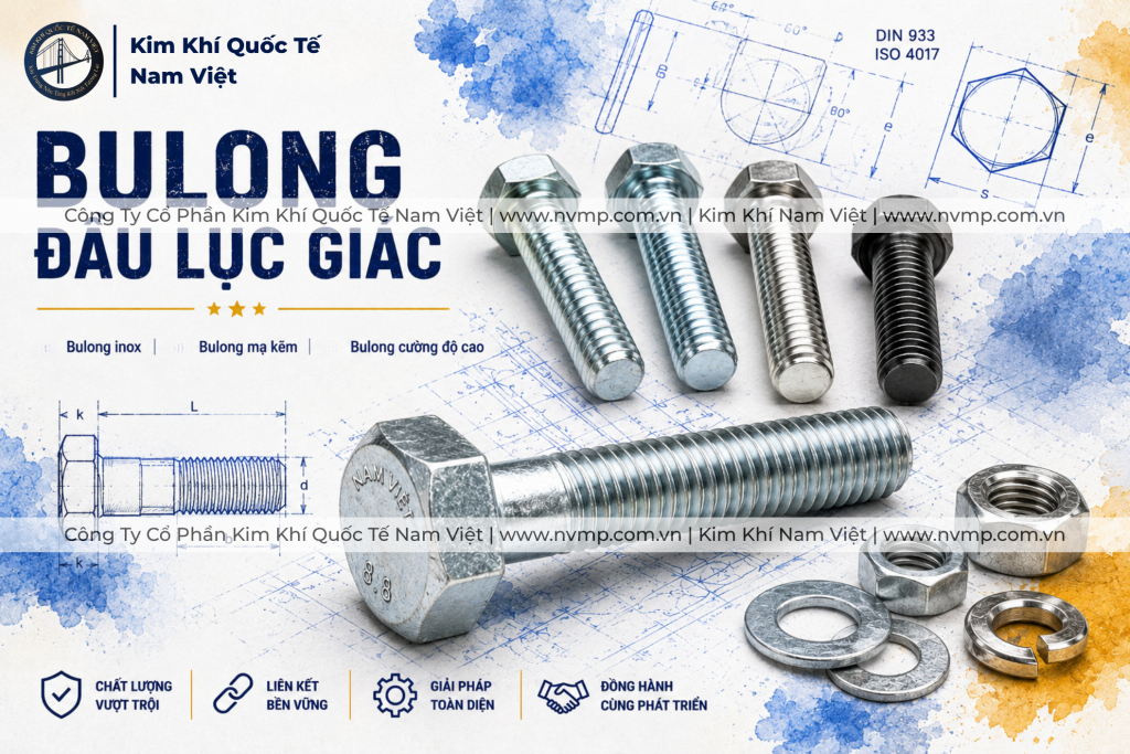Bulong đầu lục giác đều