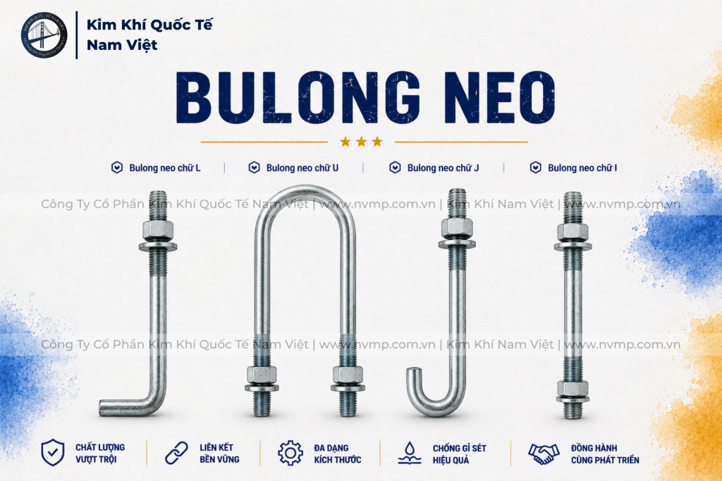 các loại bulong neo phổ biến